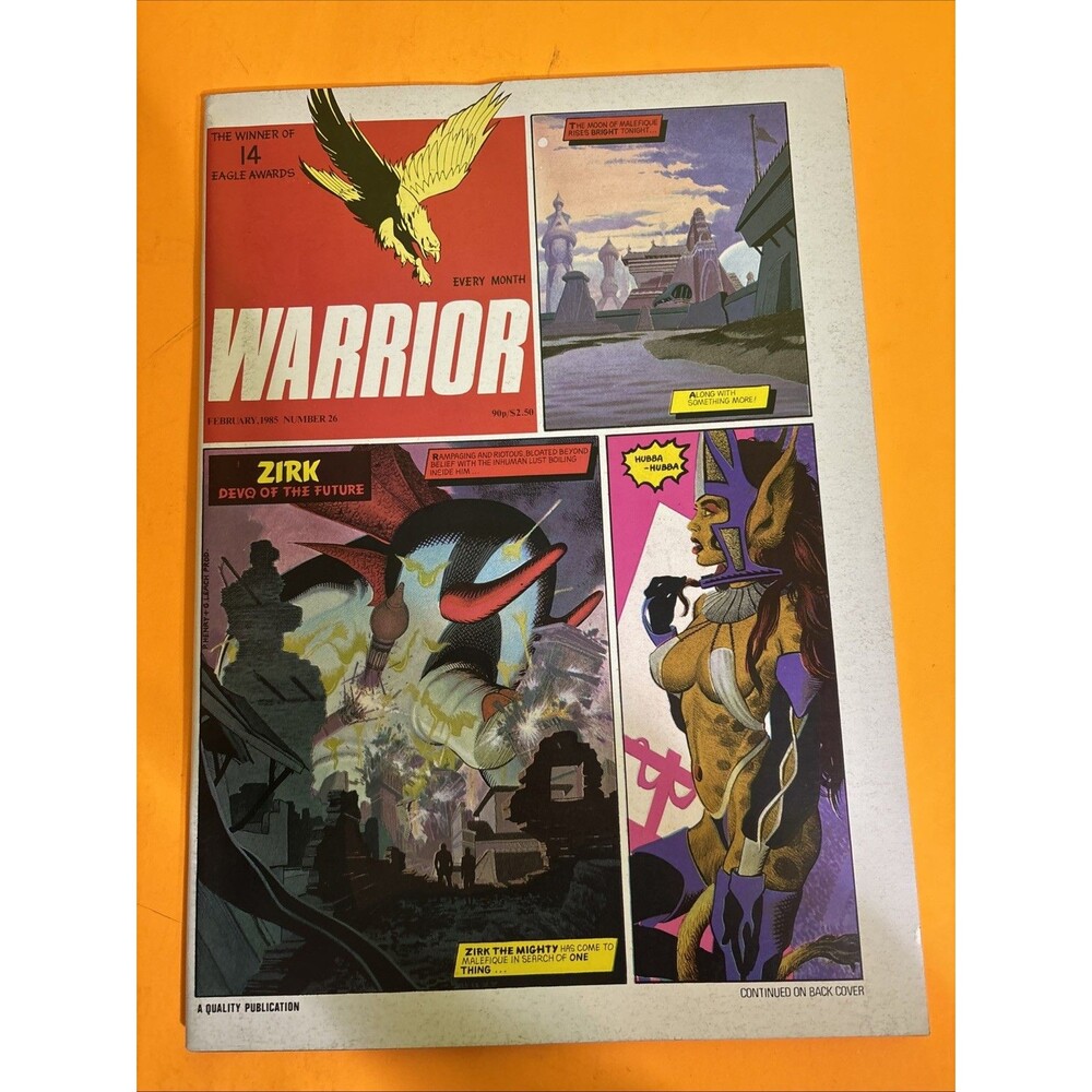 Warrior ( UK MONTHLY) #26_Feb 1985_NM-_Quality comics_V FOR VENDEtta_Marvelman!